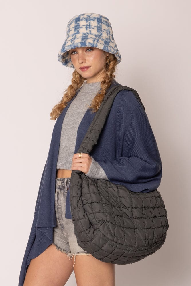 QBS320125 Cora Quilted Puffer Tote