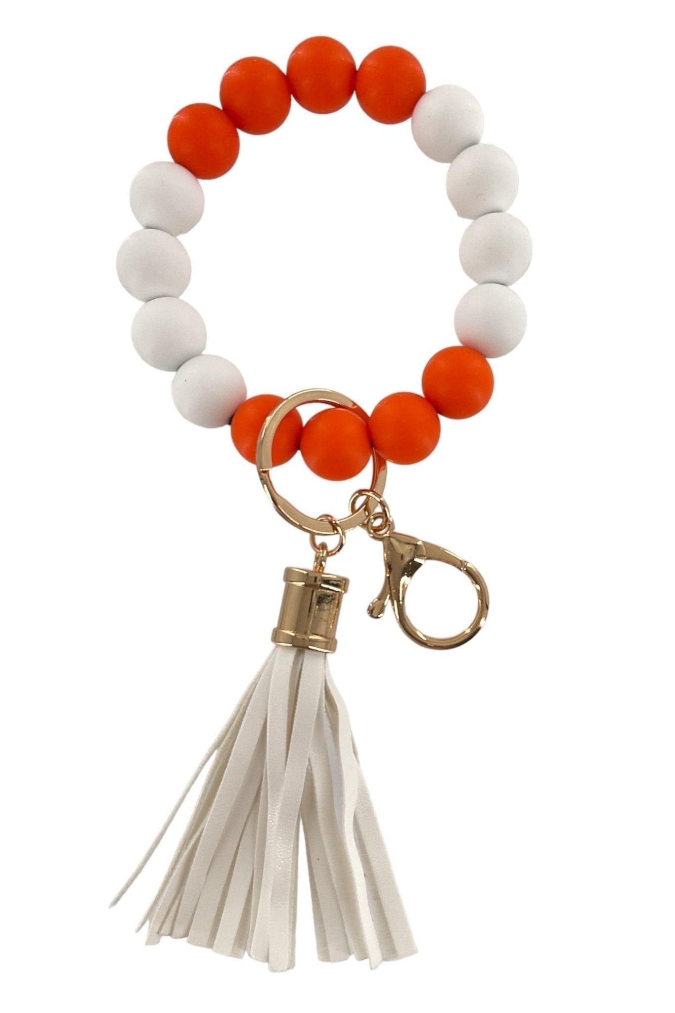 BB139x185 Gameday College Colors Silicone Beaded Keychain Bracelet - MiMi Wholesale