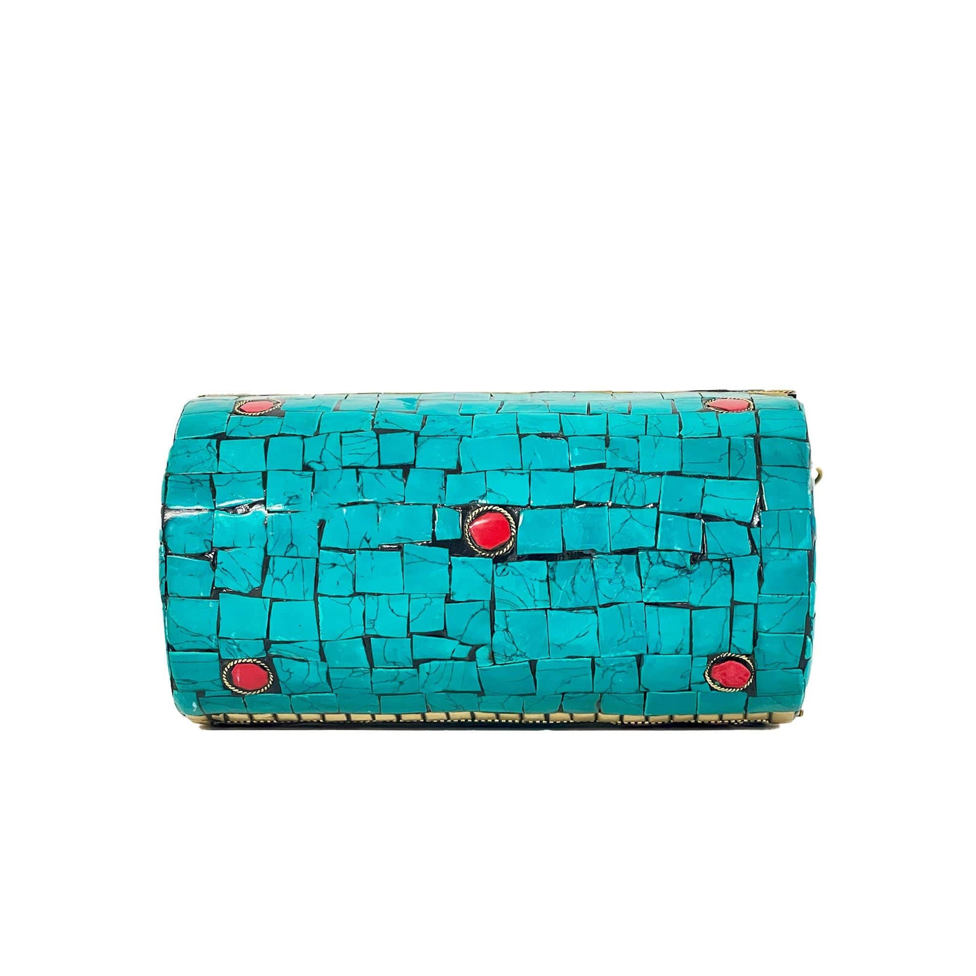 BGAIN89 Ami Mosaic Clutch With Chain Strap - MiMi Wholesale