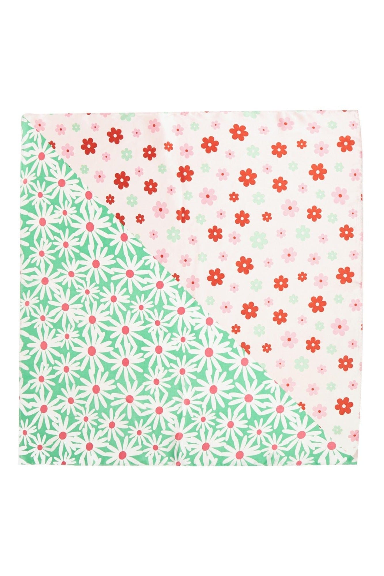 BS0041 Multi Color Floral Print Bandana - MiMi Wholesale