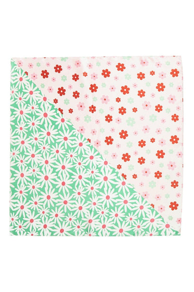 BS0041 Multi Color Floral Print Bandana - MiMi Wholesale