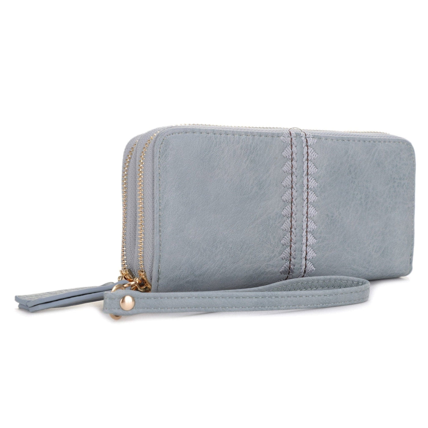 ES60164 Sherrie Double Zipper Wallet - MiMi Wholesale