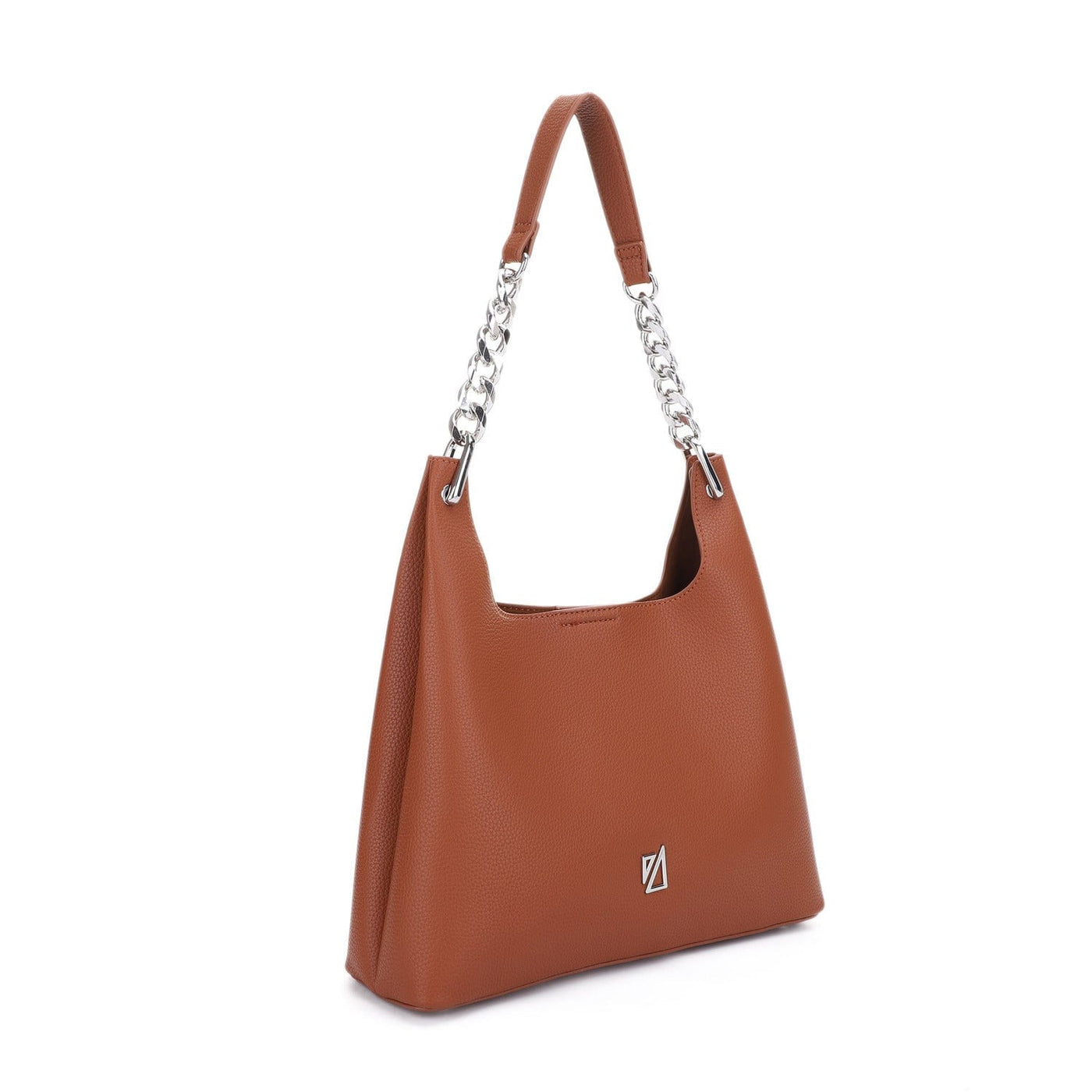 FC20629 Alicia Hobo Tote Bag With Chain Detail Strap - MiMi Wholesale