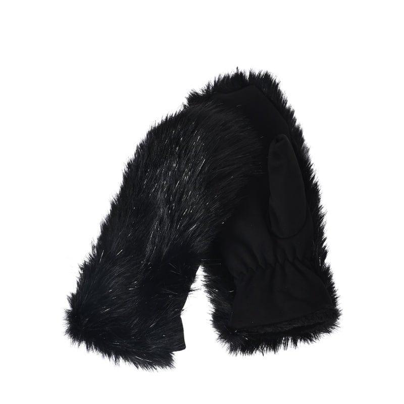 G2004 Women Fur Glove - MiMi Wholesale