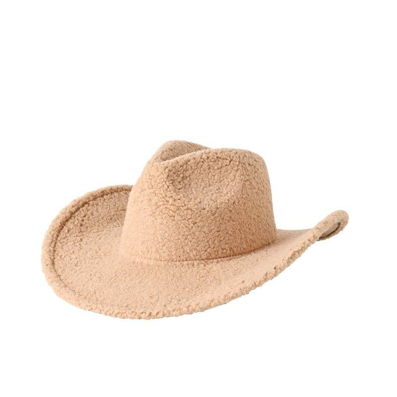 H3443 Fleece Cowboy Hat - MiMi Wholesale