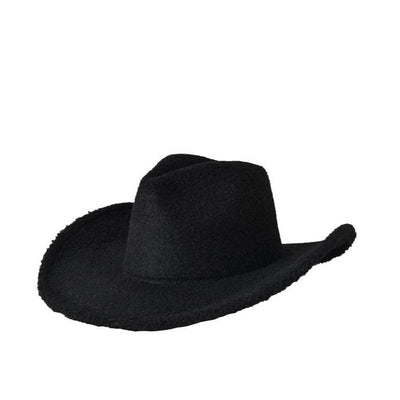 H3443 Fleece Cowboy Hat - MiMi Wholesale