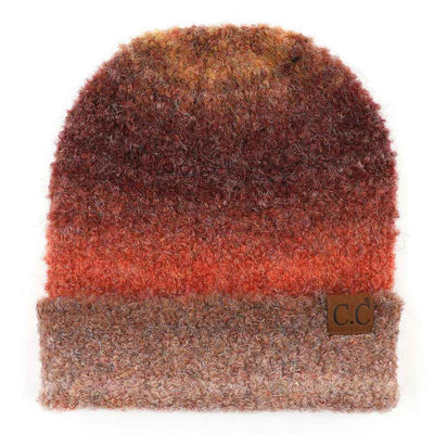 HAT2082 Multi Color Slouchy Mohair Beanie - MiMi Wholesale