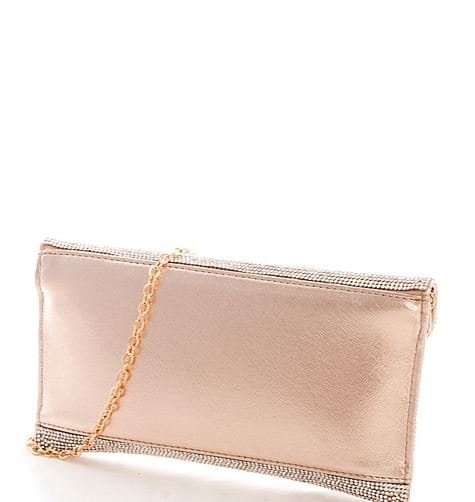 HD2521 Rhinestone Embellished Envelope Clutch - MiMi Wholesale