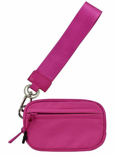 IW005 Nylon Zip Wallet With ID Window - MiMi Wholesale