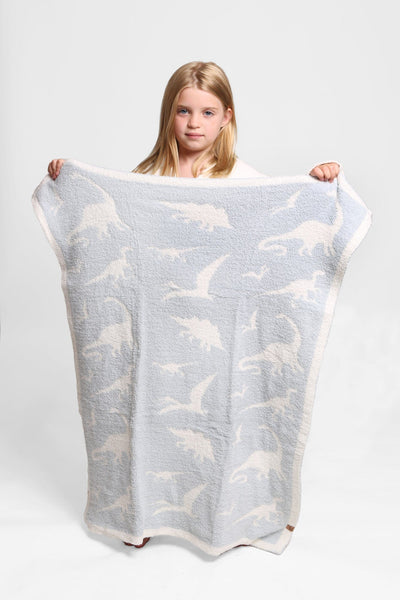 JCL1052K Children's Heart or Dinosaur Print Blanket - MiMi Wholesale