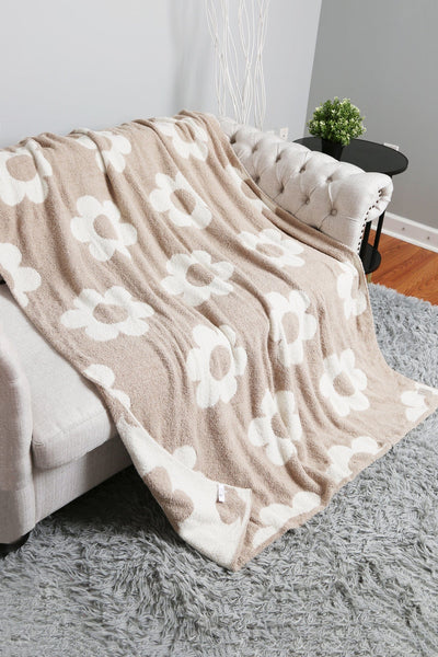 JCL6002 Retro Daisy Throw Blanket - MiMi Wholesale