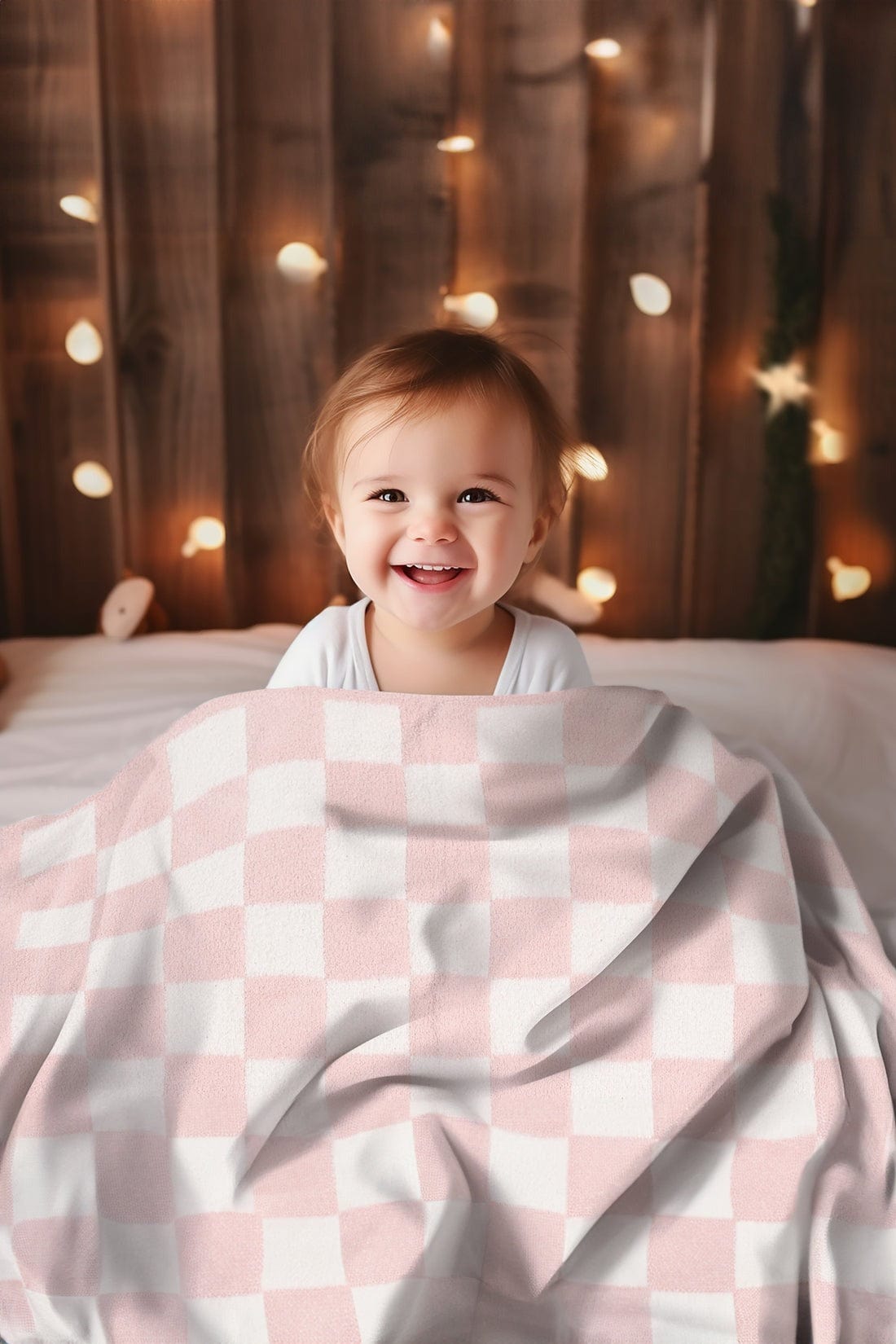 JCL6027K Super Lux Children's Checkered Blanket - MiMi Wholesale