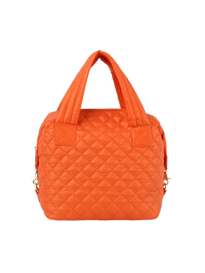 JYE0504 Janie Puffer Quilted Square Tote - MiMi Wholesale