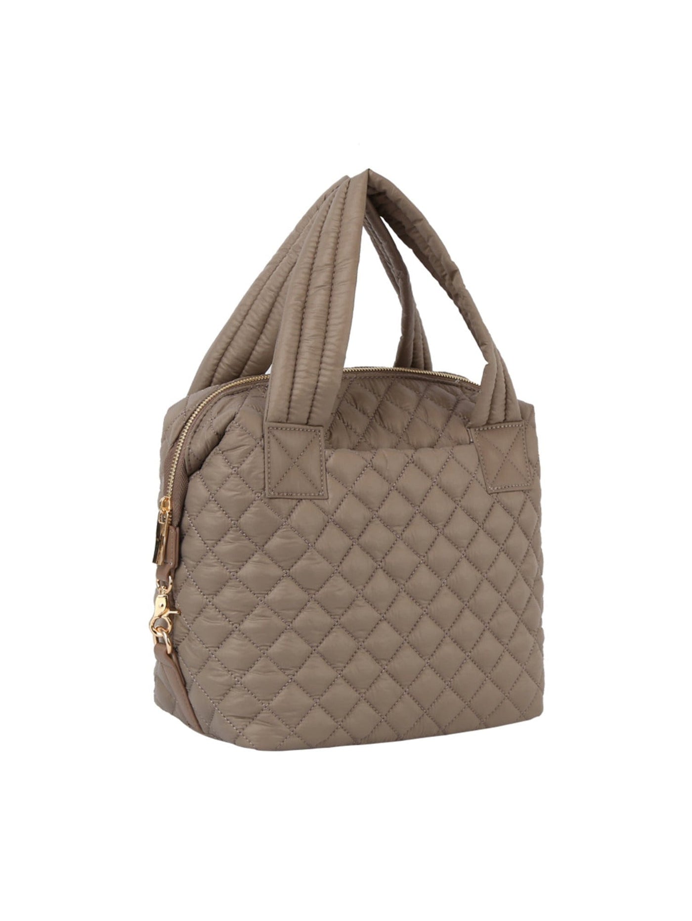 JYE0504 Janie Puffer Quilted Square Tote - MiMi Wholesale