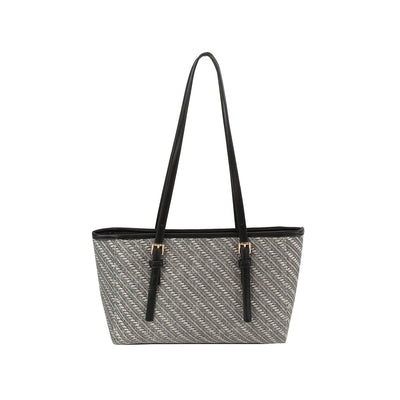 LHU507-Z Loretta Straw Tote Bag - MiMi Wholesale