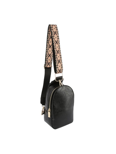 LQ286-Z Nina Sling Bag With Guitar Strap - MiMi Wholesale