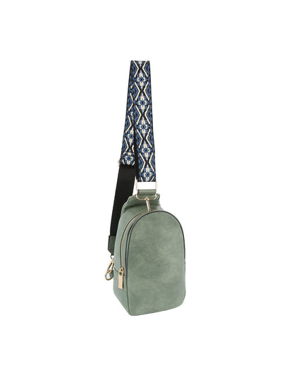 LQ286-Z Nina Sling Bag With Guitar Strap - MiMi Wholesale