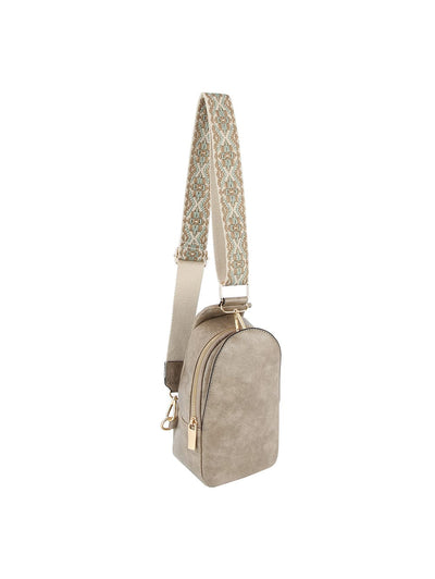 LQ286-Z Nina Sling Bag With Guitar Strap - MiMi Wholesale