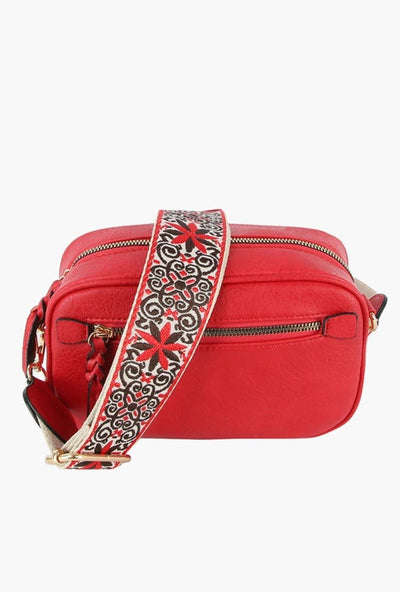 LQF052 Boho Guitar Strap Crossbody Bag - MiMi Wholesale