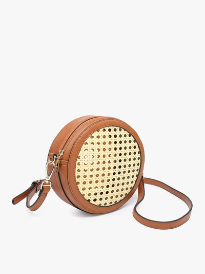 M2443 Francis Rattan Crossbody Bag - MiMi Wholesale