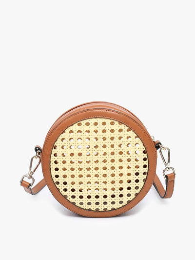 M2443 Francis Rattan Crossbody Bag - MiMi Wholesale