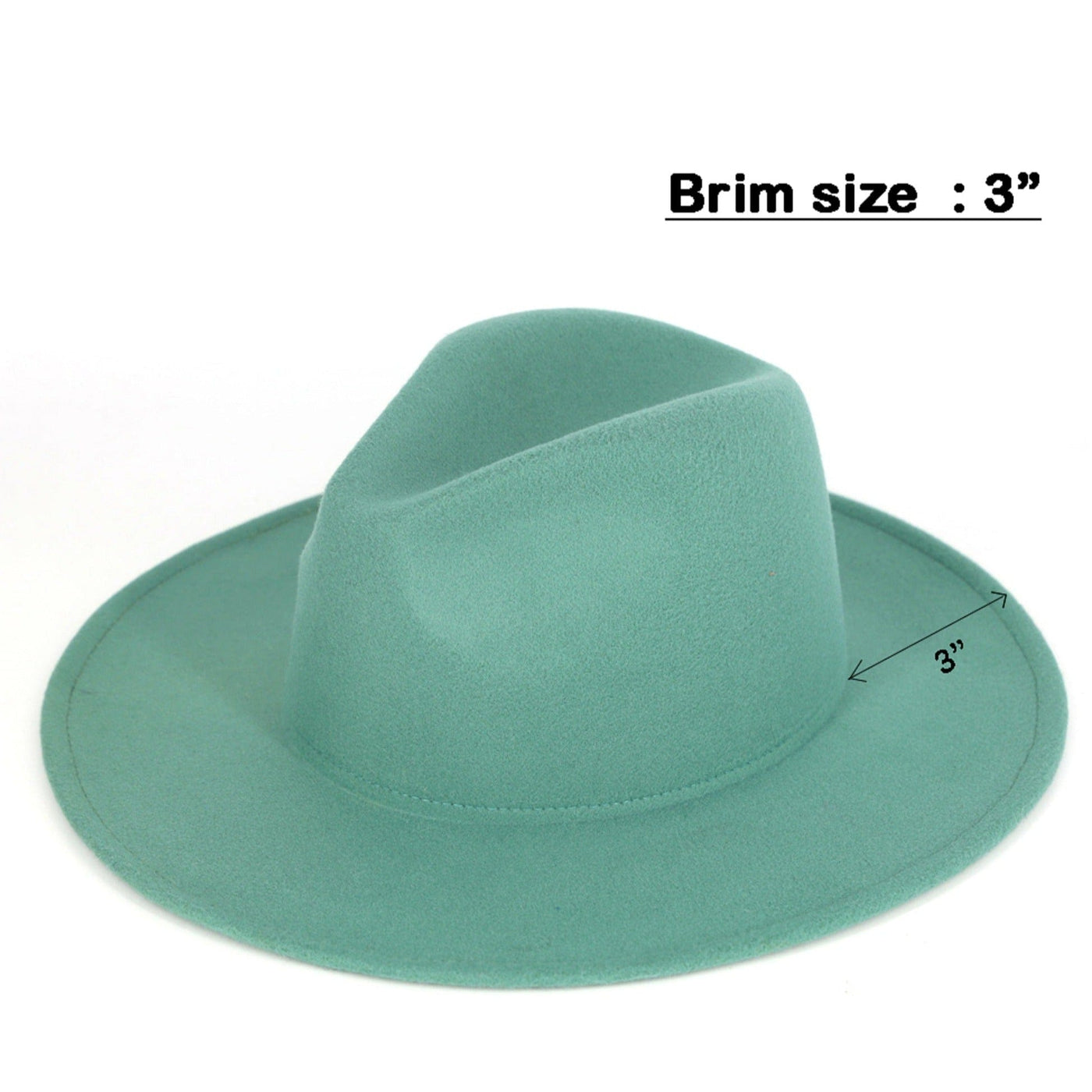 MH0125 Leslie Felt Panama Hat - MiMi Wholesale