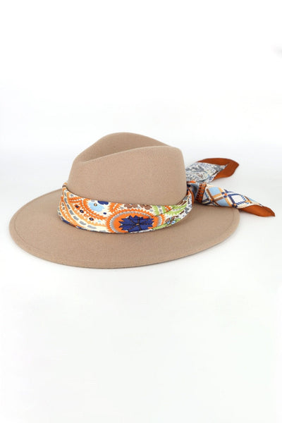 MH0125 Leslie Felt Panama Hat - MiMi Wholesale