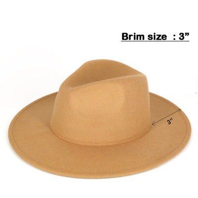 MH0125 Leslie Felt Panama Hat - MiMi Wholesale