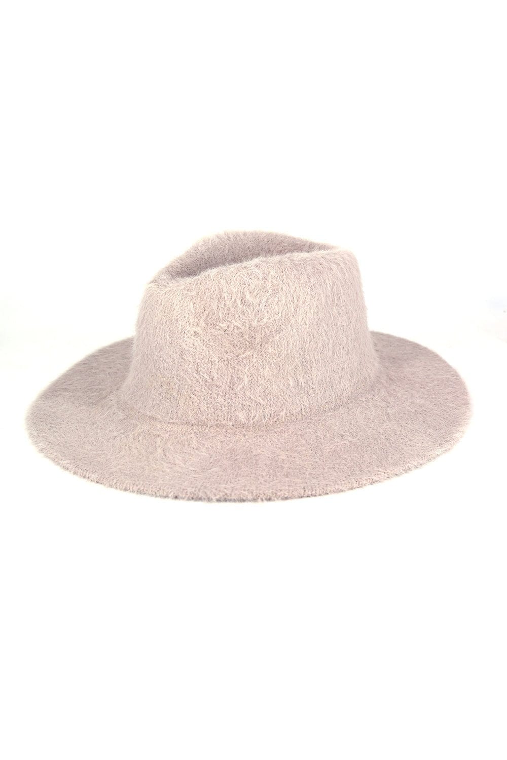 MH0172 Fuzzy Fedora Hat - MiMi Wholesale