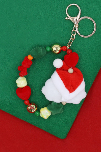 MK1014 Santa Claus Christmas Keychain Bracelet - MiMi Wholesale