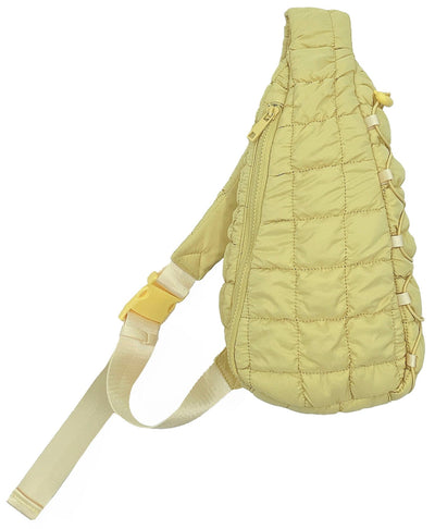 QBS410088 Brielle Quilted Sling Bag - MiMi Wholesale