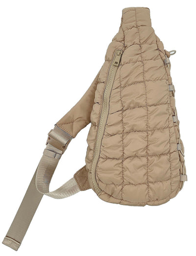 QBS410088 Brielle Quilted Sling Bag - MiMi Wholesale