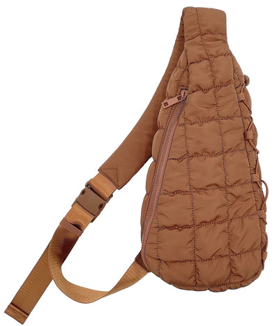 QBS410088 Brielle Quilted Sling Bag - MiMi Wholesale