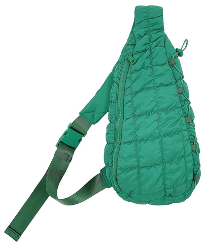 QBS410088 Brielle Quilted Sling Bag - MiMi Wholesale