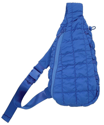 QBS410088 Brielle Quilted Sling Bag - MiMi Wholesale