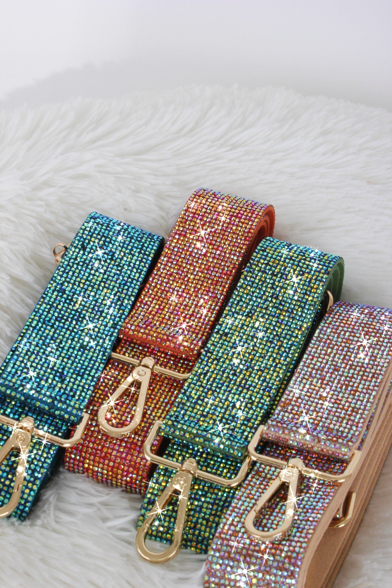 RS038 Sparkling Rhinestone Guitar Strap