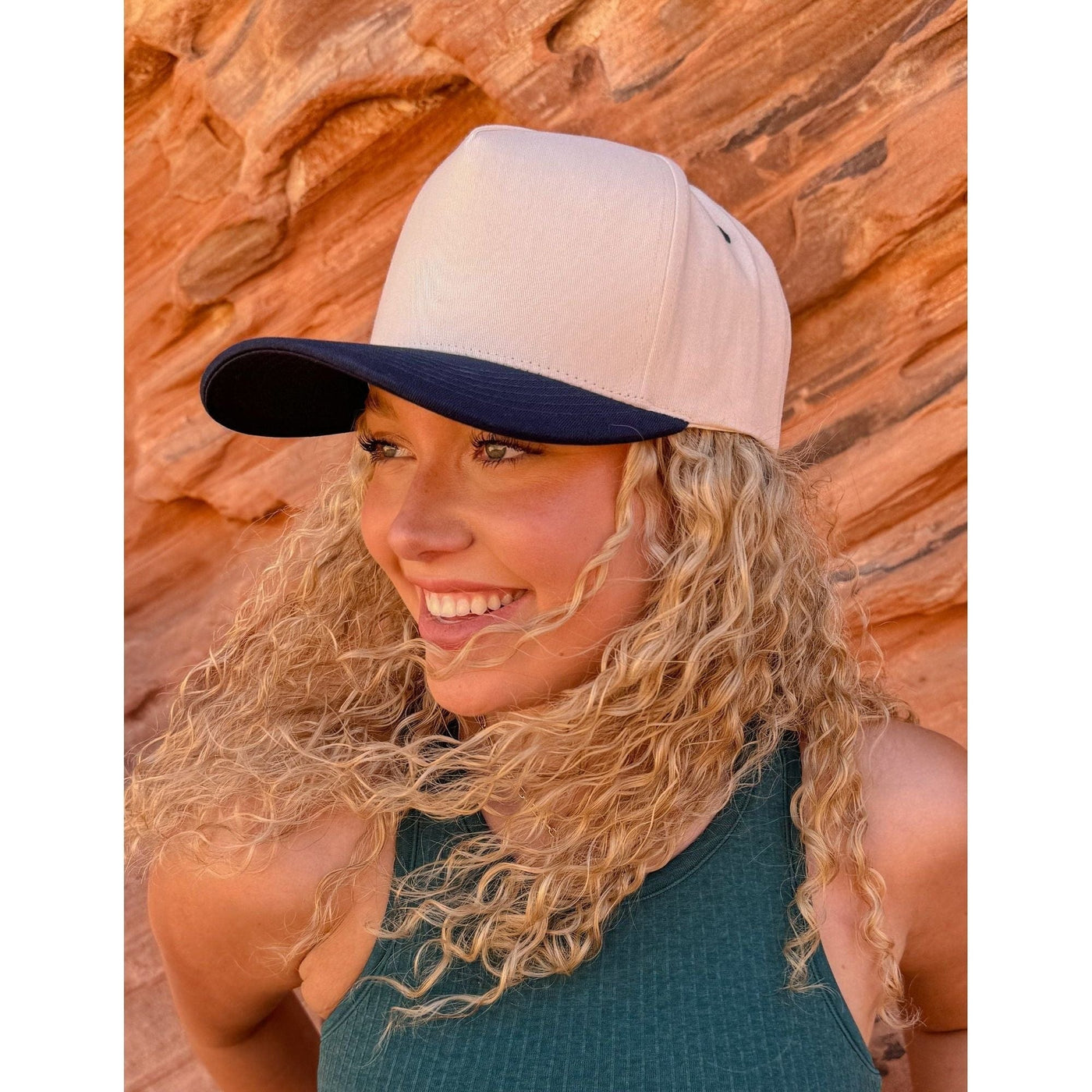 TCM0002 Two Tone Canvas Trucker Hat - MiMi Wholesale