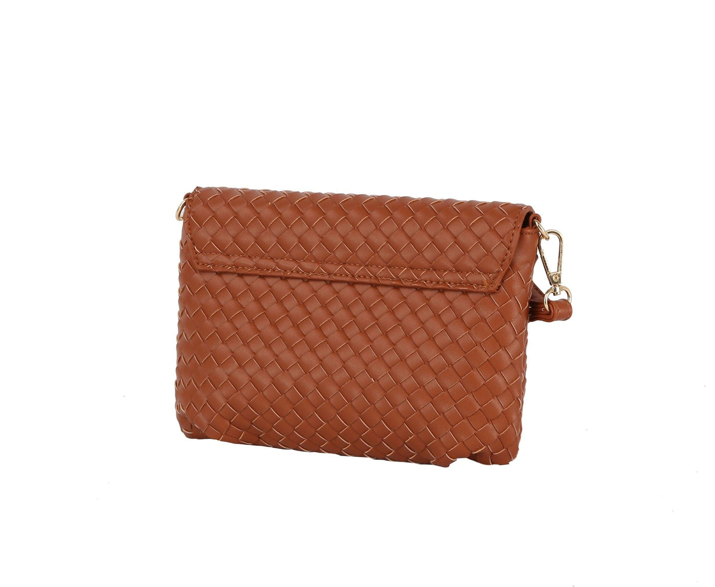 TDE0065 Lynn Three Compartment Woven Clutch/Crossbody - MiMi Wholesale