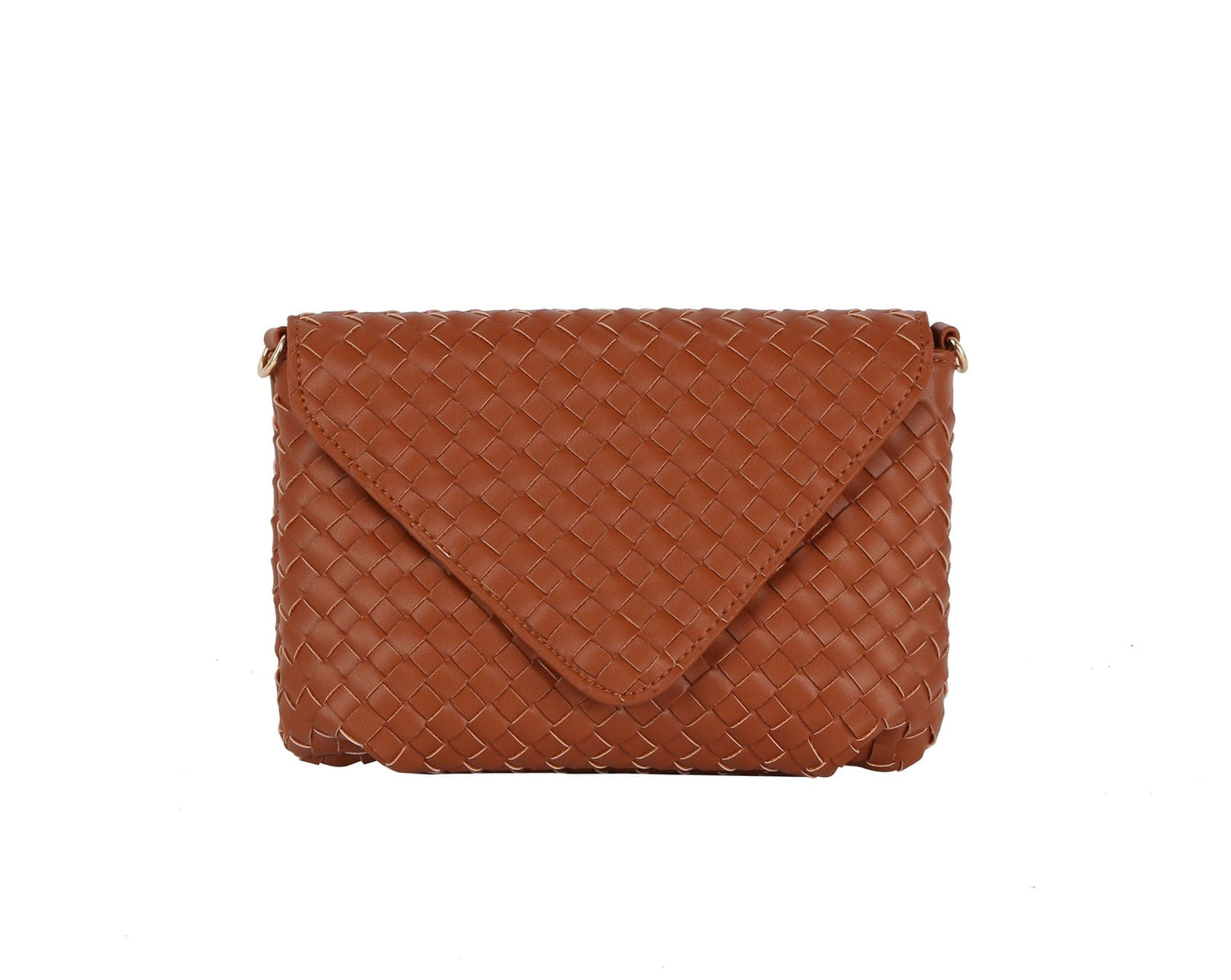 TDE0065 Lynn Three Compartment Woven Clutch/Crossbody - MiMi Wholesale