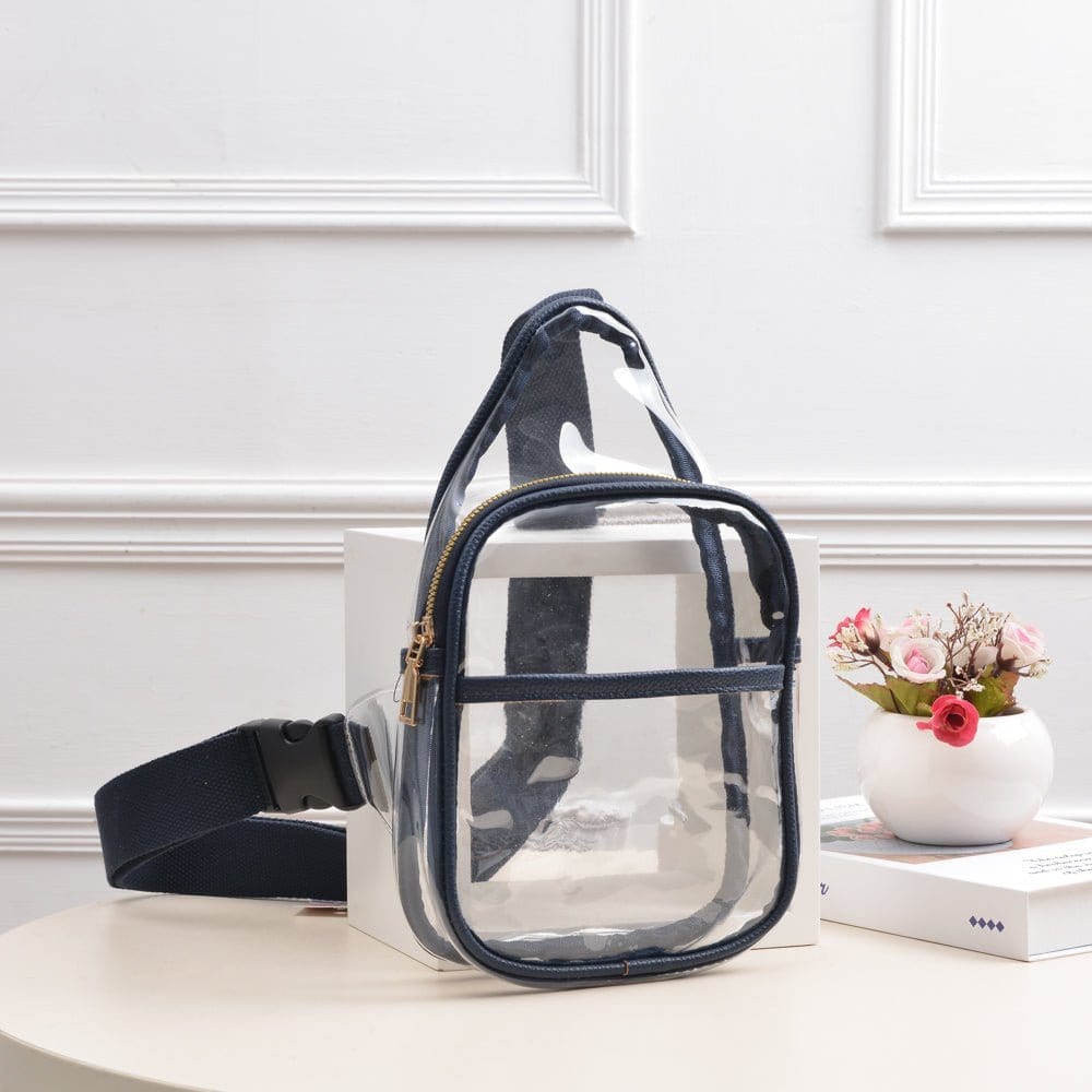 TG10420 Kathleen Slim Size Clear Sling Bag - MiMi Wholesale