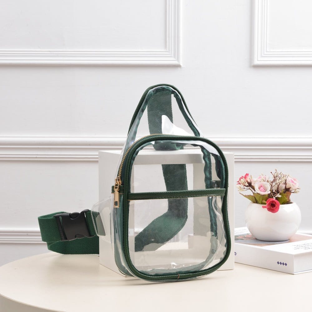 TG10420 Kathleen Slim Size Clear Sling Bag - MiMi Wholesale