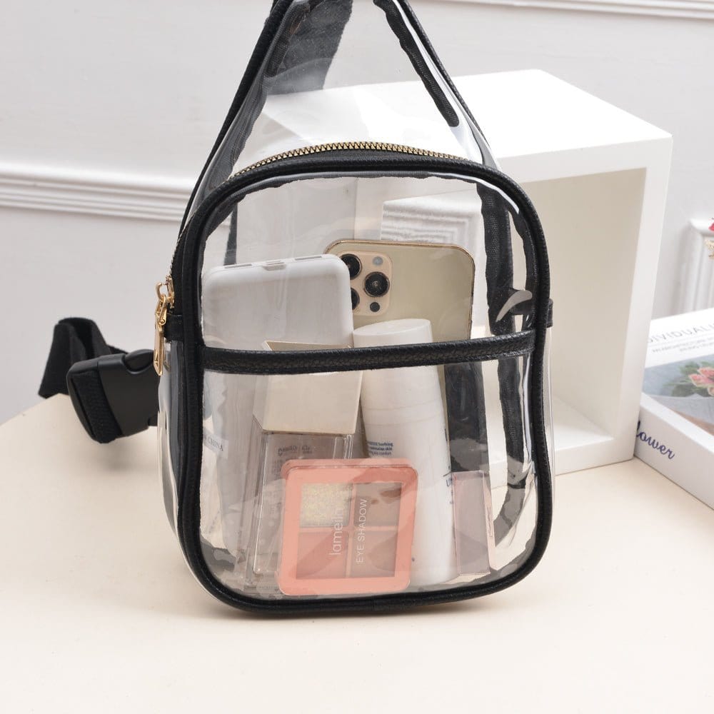 TG10420 Kathleen Slim Size Clear Sling Bag - MiMi Wholesale