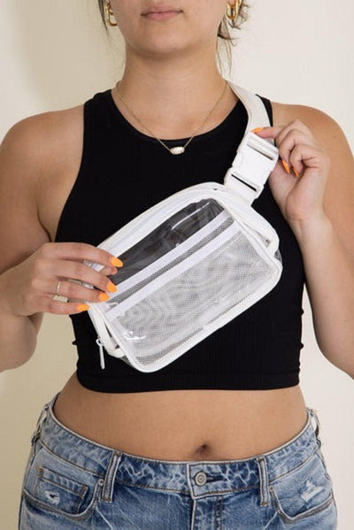 TG10436 Raya Game Day Clear Fanny Pack - MiMi Wholesale