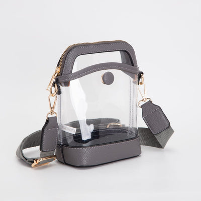 TG10575 Carly Clear Mini Crossbody Bag - MiMi Wholesale