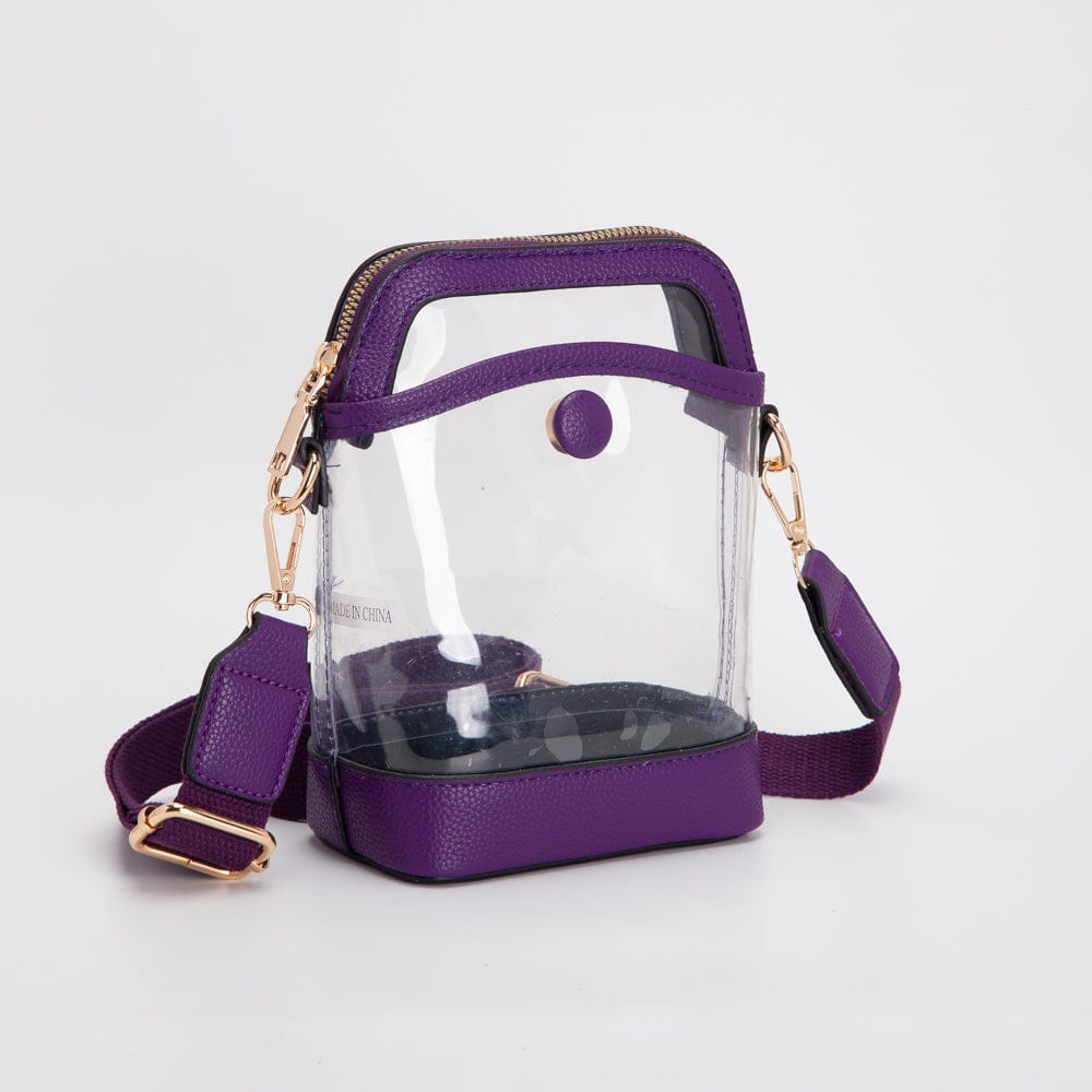 TG10575 Carly Clear Mini Crossbody Bag - MiMi Wholesale