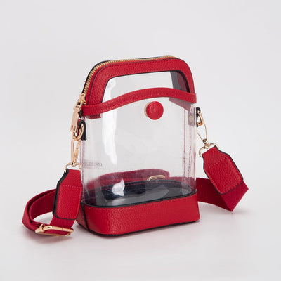 TG10575 Carly Clear Mini Crossbody Bag - MiMi Wholesale