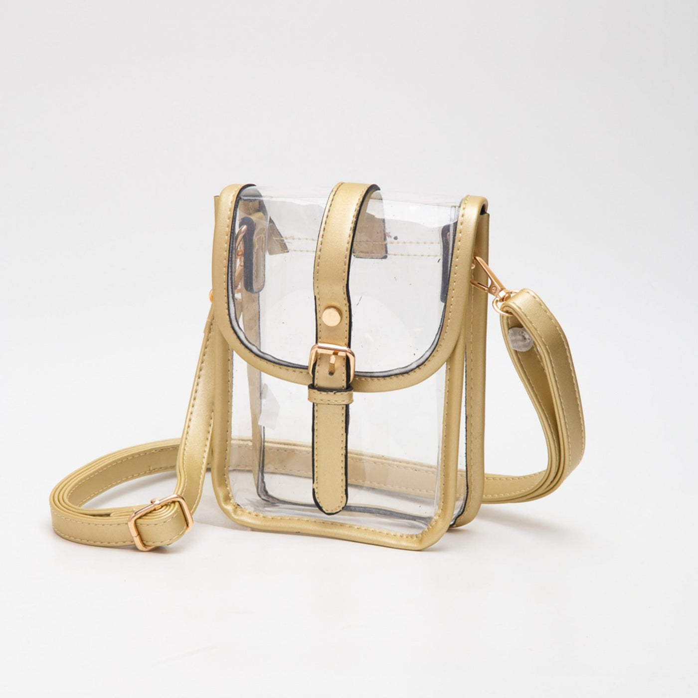 TG10608 Game Day Clear Buckle Strap Mini Crossbody Bag - MiMi Wholesale