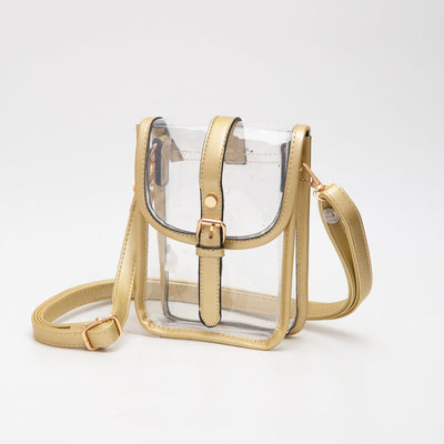 TG10608 Game Day Clear Buckle Strap Mini Crossbody Bag - MiMi Wholesale