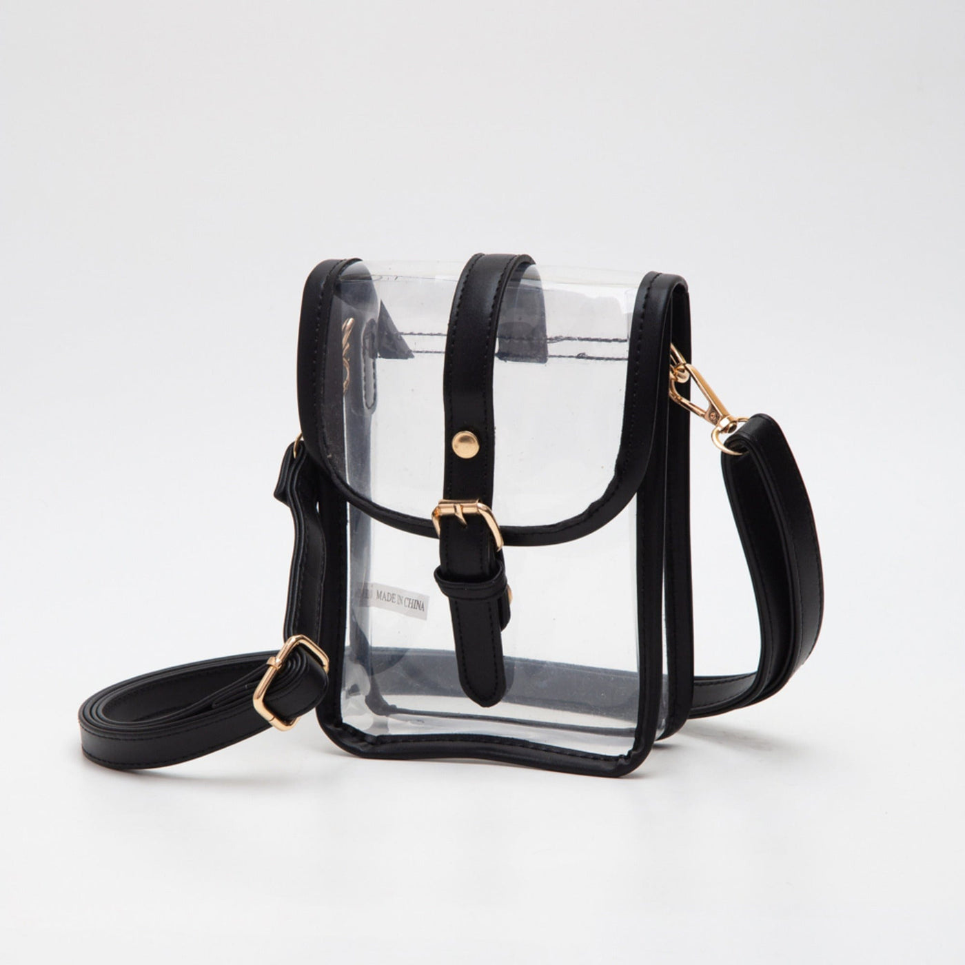 TG10608 Game Day Clear Buckle Strap Mini Crossbody Bag - MiMi Wholesale