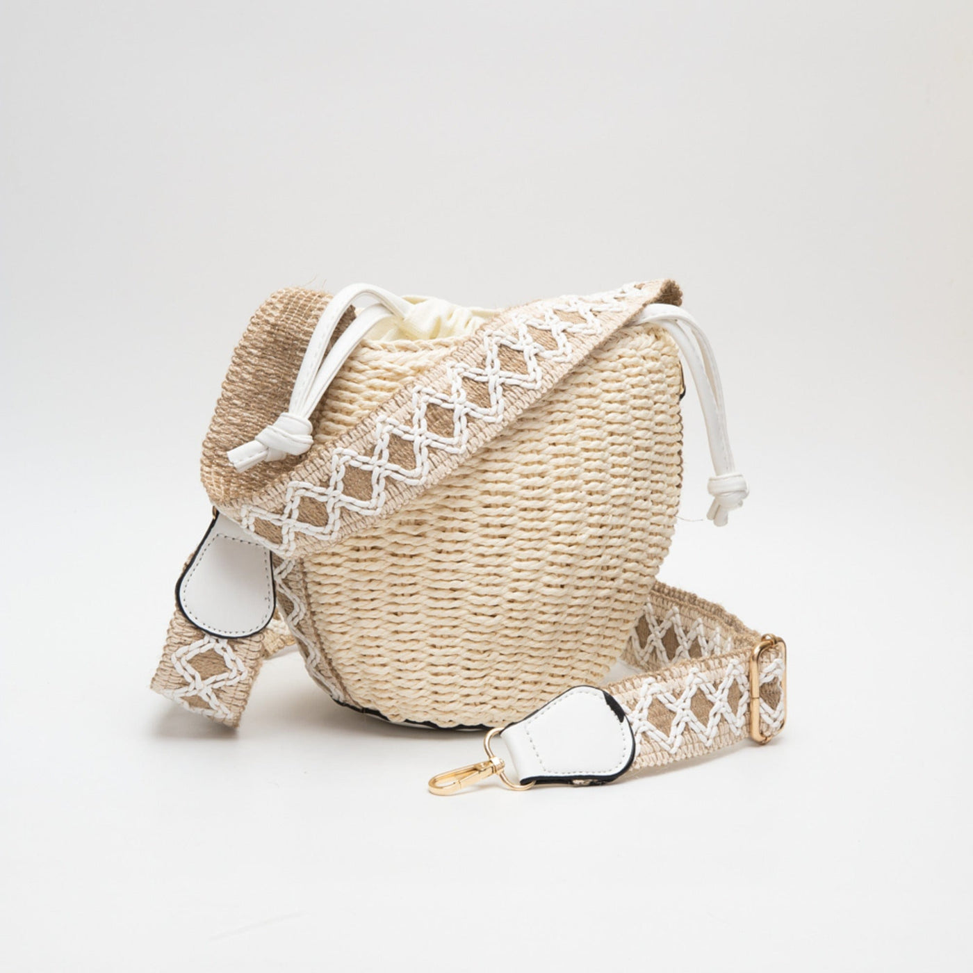 TG10621 Shaina Rattan Bucket Bag - MiMi Wholesale